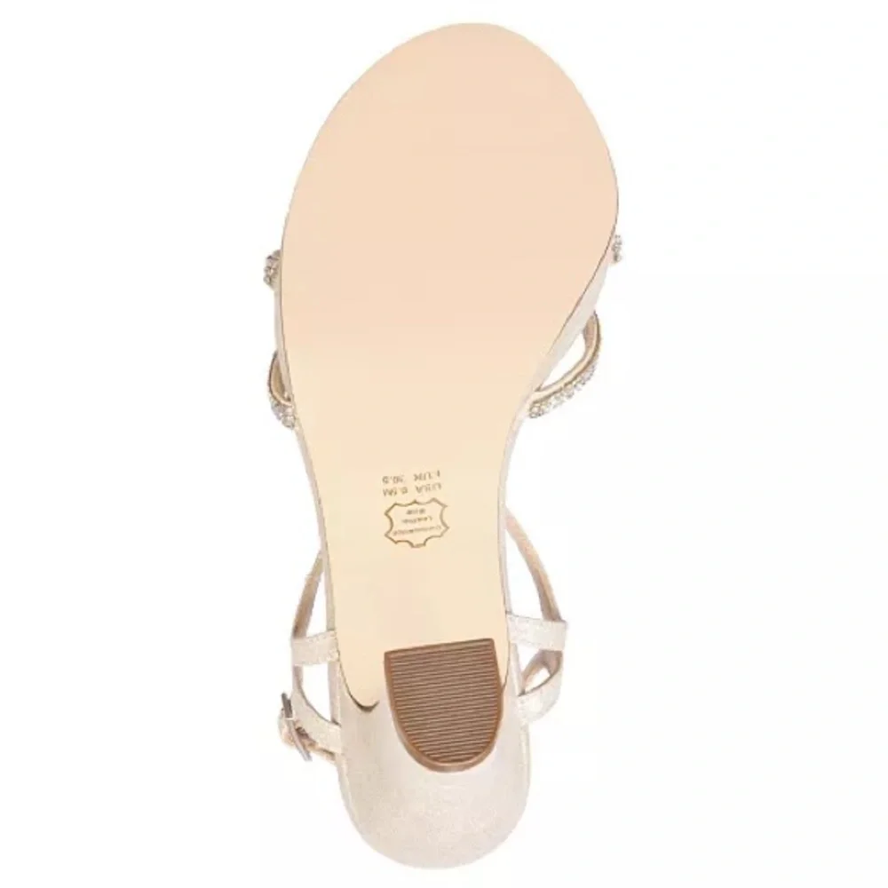 Nina🔥 Women's Saralyn Platform Block Heel Evening Sandals BRAND NEW IN BOX🔥